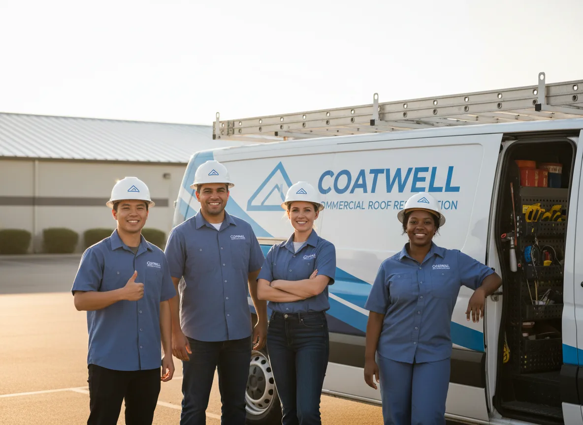Commercial roof coating company in Russell, IL